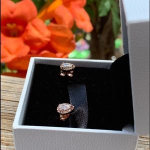 ⚡️Sale⚡️Teardrop Halo Stud Earring